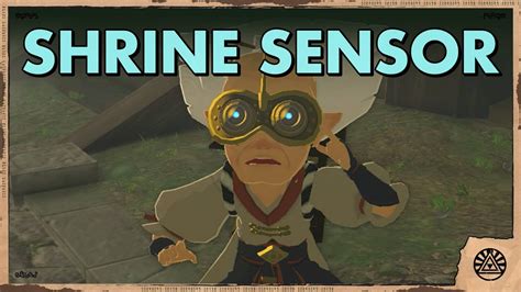 how to test the shrine sensor tears of the kingdom|tears of the kingdom sensor guide.